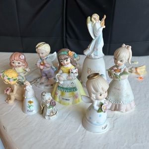 Porcelain figurines lot of 13